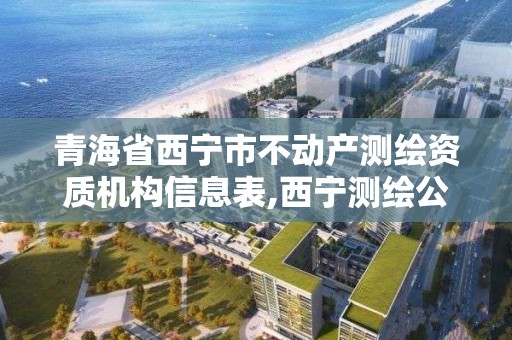 青海省西寧市不動產測繪資質機構信息表,西寧測繪公司聯系方式。