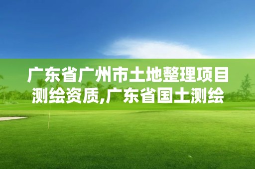 廣東省廣州市土地整理項目測繪資質,廣東省國土測繪院中標工程