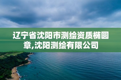 遼寧省沈陽市測繪資質橢圓章,沈陽測繪有限公司