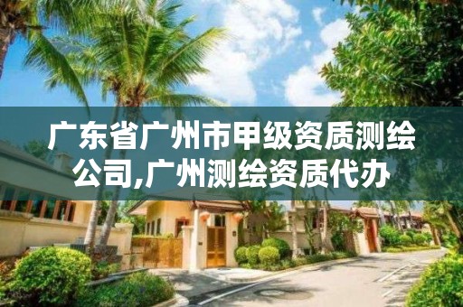 廣東省廣州市甲級資質(zhì)測繪公司,廣州測繪資質(zhì)代辦