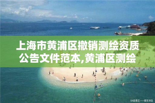 上海市黃浦區撤銷測繪資質公告文件范本,黃浦區測繪局