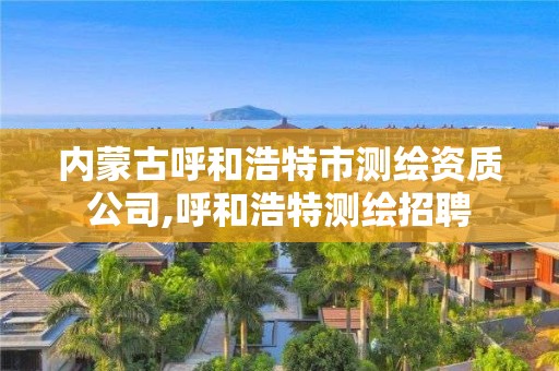 內蒙古呼和浩特市測繪資質公司,呼和浩特測繪招聘