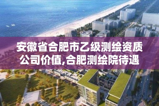 安徽省合肥市乙級測繪資質公司價值,合肥測繪院待遇怎么樣。