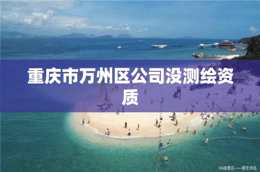 重慶市萬州區公司沒測繪資質