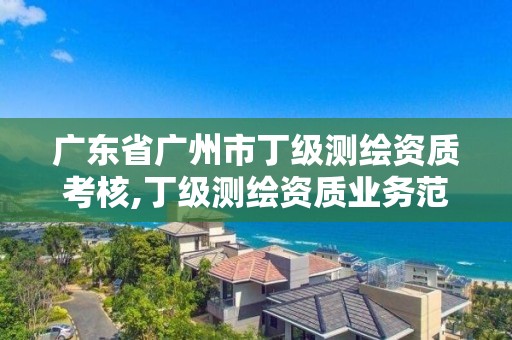 廣東省廣州市丁級測繪資質考核,丁級測繪資質業務范圍