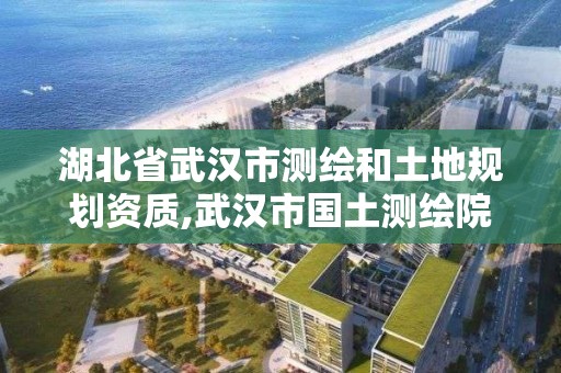 湖北省武漢市測繪和土地規(guī)劃資質(zhì),武漢市國土測繪院