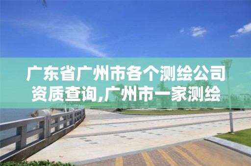 廣東省廣州市各個(gè)測(cè)繪公司資質(zhì)查詢,廣州市一家測(cè)繪資質(zhì)單位