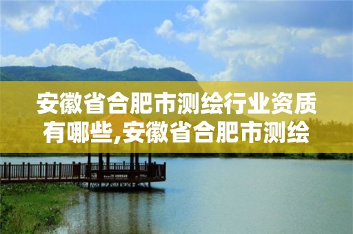 安徽省合肥市測(cè)繪行業(yè)資質(zhì)有哪些,安徽省合肥市測(cè)繪行業(yè)資質(zhì)有哪些單位