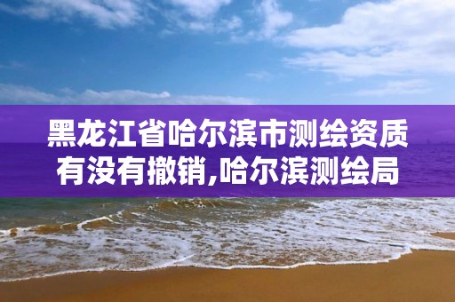 黑龍江省哈爾濱市測繪資質有沒有撤銷,哈爾濱測繪局怎么樣