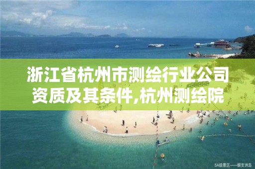 浙江省杭州市測繪行業公司資質及其條件,杭州測繪院。