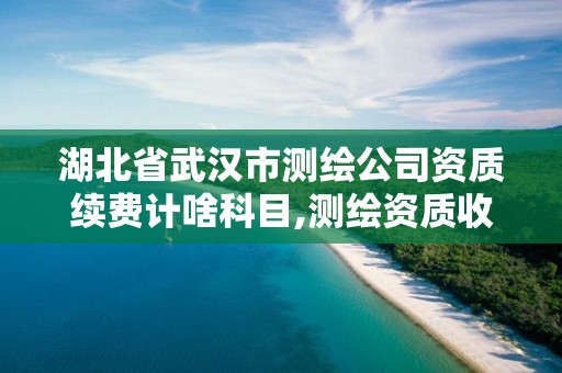 湖北省武漢市測繪公司資質續費計啥科目,測繪資質收費標準。