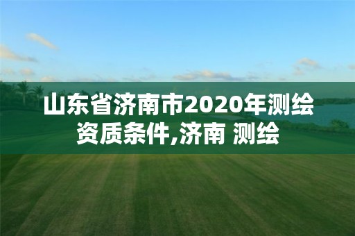 山東省濟南市2020年測繪資質條件,濟南 測繪