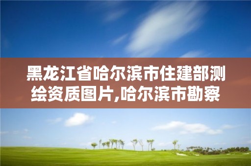 黑龍江省哈爾濱市住建部測繪資質圖片,哈爾濱市勘察測繪研究院