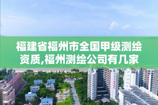 福建省福州市全國甲級測繪資質,福州測繪公司有幾家。