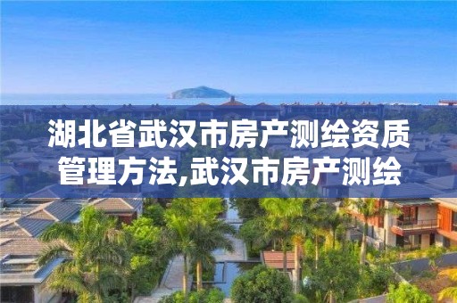 湖北省武漢市房產(chǎn)測(cè)繪資質(zhì)管理方法,武漢市房產(chǎn)測(cè)繪中心簡(jiǎn)介