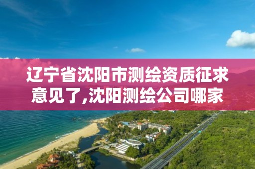 遼寧省沈陽市測繪資質征求意見了,沈陽測繪公司哪家強哪家好