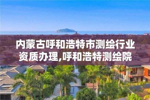 內蒙古呼和浩特市測繪行業資質辦理,呼和浩特測繪院