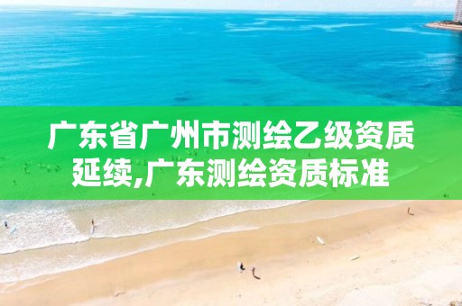 廣東省廣州市測繪乙級資質(zhì)延續(xù),廣東測繪資質(zhì)標(biāo)準(zhǔn)