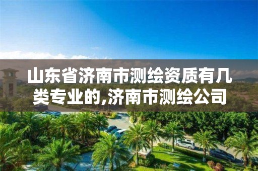 山東省濟南市測繪資質有幾類專業(yè)的,濟南市測繪公司。