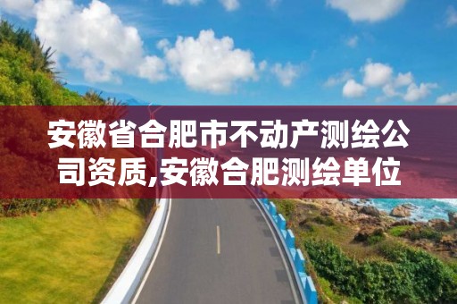 安徽省合肥市不動(dòng)產(chǎn)測繪公司資質(zhì),安徽合肥測繪單位電話