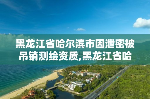 黑龍江省哈爾濱市因泄密被吊銷測繪資質,黑龍江省哈爾濱市測繪局