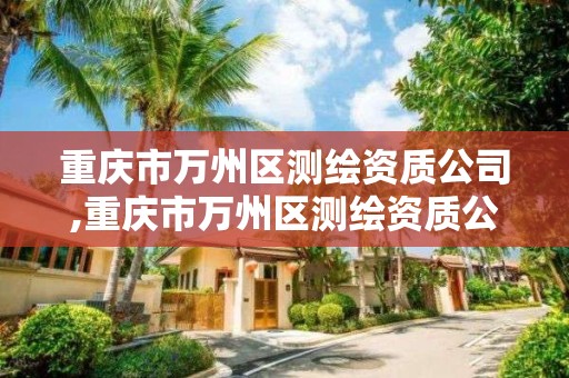 重慶市萬州區測繪資質公司,重慶市萬州區測繪資質公司地址