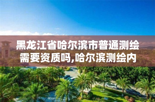 黑龍江省哈爾濱市普通測繪需要資質嗎,哈爾濱測繪內業招聘信息