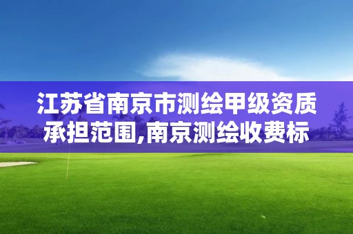 江蘇省南京市測繪甲級資質承擔范圍,南京測繪收費標準