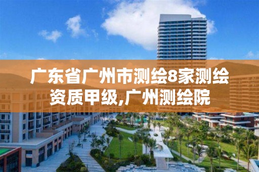 廣東省廣州市測繪8家測繪資質甲級,廣州測繪院