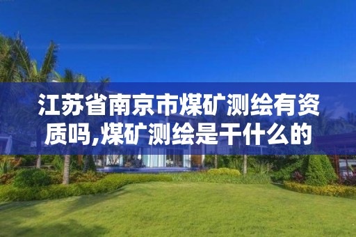 江蘇省南京市煤礦測繪有資質嗎,煤礦測繪是干什么的