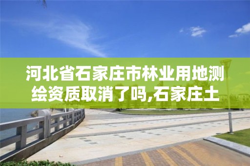 河北省石家莊市林業(yè)用地測繪資質(zhì)取消了嗎,石家莊土地測量公司。