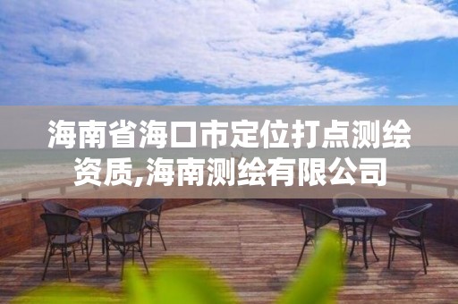 海南省海口市定位打點測繪資質,海南測繪有限公司