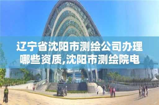 遼寧省沈陽市測繪公司辦理哪些資質,沈陽市測繪院電話