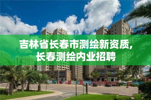 吉林省長春市測繪新資質,長春測繪內業招聘