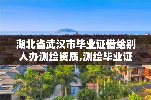 湖北省武漢市畢業證借給別人辦測繪資質,測繪畢業證被公司盜用。