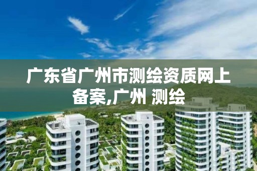 廣東省廣州市測繪資質網上備案,廣州 測繪