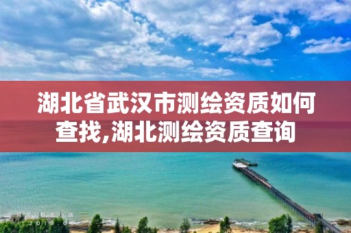 湖北省武漢市測繪資質(zhì)如何查找,湖北測繪資質(zhì)查詢