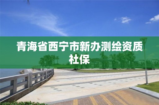 青海省西寧市新辦測繪資質社保