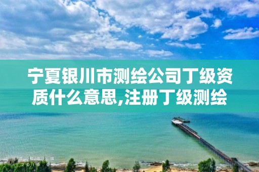 寧夏銀川市測繪公司丁級資質(zhì)什么意思,注冊丁級測繪公司有啥條件。