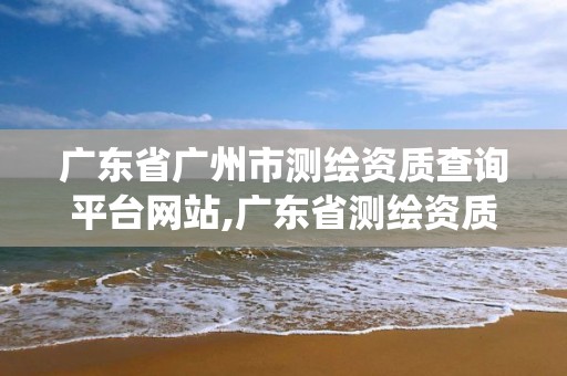 廣東省廣州市測繪資質查詢平臺網站,廣東省測繪資質管理系統