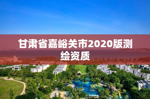 甘肅省嘉峪關(guān)市2020版測(cè)繪資質(zhì)