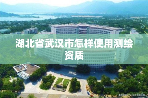 湖北省武漢市怎樣使用測繪資質