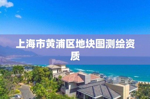 上海市黃浦區(qū)地塊圖測繪資質(zhì)