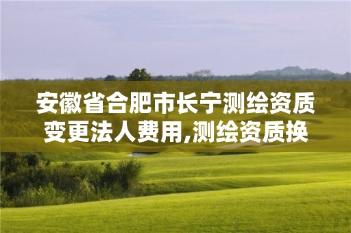 安徽省合肥市長(zhǎng)寧測(cè)繪資質(zhì)變更法人費(fèi)用,測(cè)繪資質(zhì)換證2021。