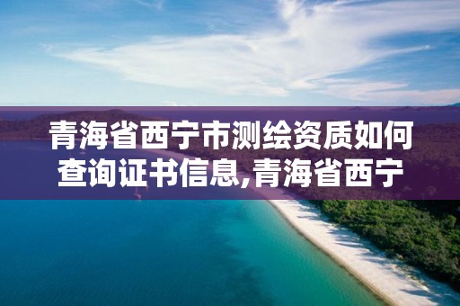 青海省西寧市測繪資質如何查詢證書信息,青海省西寧市測繪院。