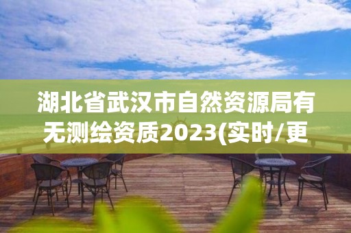 湖北省武漢市自然資源局有無測繪資質2023(實時/更新中)