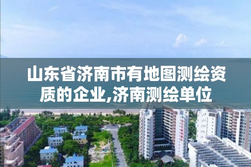 山東省濟(jì)南市有地圖測繪資質(zhì)的企業(yè),濟(jì)南測繪單位