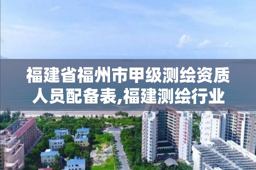 福建省福州市甲級測繪資質人員配備表,福建測繪行業哪個待遇最好。