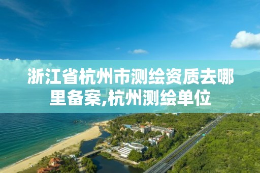 浙江省杭州市測繪資質去哪里備案,杭州測繪單位