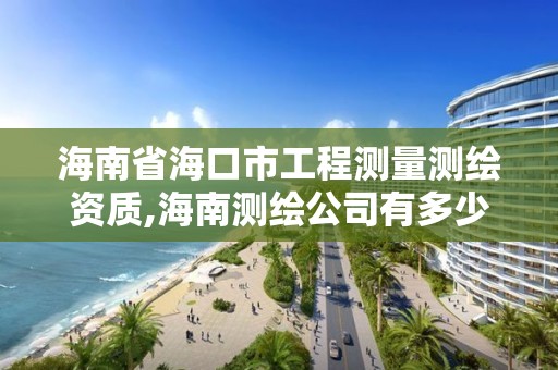 海南省海口市工程測量測繪資質,海南測繪公司有多少家